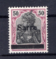 Saar 13y PAPIERSORTE ** MNH POSTFRISCH BPP 60EUR (T7158 - Ongebruikt