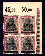 Saar 13aII POR ABART ** MNH POSTFRISCH BPP (T1564 - Ongebruikt