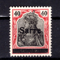 Saar 12bJ ABART ** MNH POSTFRISCH BPP (T1547 - Ongebruikt