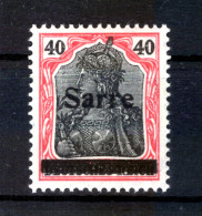 Saar 12aJ ABART ** MNH POSTFRISCH BPP (T1557 - Ongebruikt