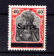 Saar 12bA ABART ** MNH POSTFRISCH BPP (T1536 - Nuovi