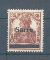 Saar 11III LUXUS** MNH POSTFRISCH BPP 30EUR (70490 - Unused Stamps