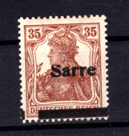 SAAR 11I PFE ABART ** MNH POSTFRISCH BPP (T1955 - Ongebruikt