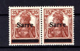 SAAR 11I PFQI ABART ** MNH POSTFRISCH BPP (T1957 - Nuevos