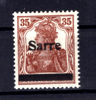 SAAR 11I PFOII ABART ** MNH POSTFRISCH BPP (T1960 - Unused Stamps