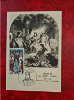 FDC 1967 MAXI   PARIS LOUIS IX OU SAINT LOUIS - Sin Clasificación