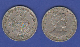 Brasil 400 Reis 1901 MCMI Brasile Brazil - Brasile