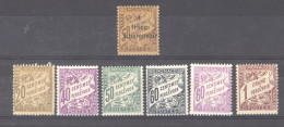 Monaco  -  Taxe  :  Yv  17-23  * - Postage Due