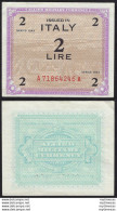 1943 Allied Military Currency Lire 2  FDC Rif. AM 2B Gigante - Andere & Zonder Classificatie