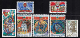 RUSSIA  1980  SCOTT 4835,4843,4847,4849-4852 USED - Oblitérés