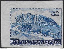 1951 San Marino Airmail UPU Lire 200 ND MNH Sassone N. 96 - Autres & Non Classés