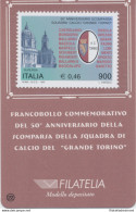 1999 Italia - Repubblica, Tessera Filatelica "Grande Torino" 0,46euro - Philatelic Cards