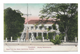 Postcard Indonesia Soerabaia Surabaya Simpang Residentswoning Large House Unposted - Indonesië