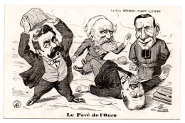 Ministère Rouvier. Le Trio Briand-Ribot-Lemire. Le Pavé De L'ours - Satirische