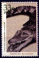 Palau 2000 MNH, American Alligator, Reptiles New Recovering Species Of 20th Century - Autres & Non Classés