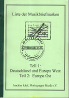 Liste Der Musik Briefmarken Katalog 1999 (music) - Tematiche