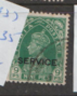 India  Service  1937 SG 0136   9p    Fine Use - 1911-35  George V
