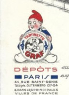 2 Factures Illustrées Logo Tartinette 1937 / 39 DOLE / 75001 PARIS / Fromages GRAF - Alimentos