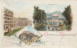 4930 44 Wiesbaden, Gruss Aus Wiesbaden. 1901.  - Wiesbaden