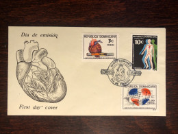 DOMINICAN FDC COVER 1979 YEAR  SMOKING TOBACCO HEALTH MEDICINE STAMPS - Dominicaanse Republiek