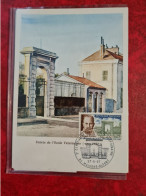 FDC 1967 MAXI   MAISON ALFORT ECOLE VETERINAIRE LE PROFESSEUR GASTON RAMON - Non Classés