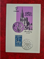 FDC 1967 MAXI   STRASBOURG PRIX DE L'EUROPE - Ohne Zuordnung