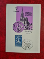 FDC 1967 MAXI   STRASBOURG PRIX DE L'EUROPE - Sin Clasificación