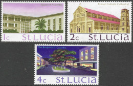 St Lucia. 1970 Definitives. 3 MH Values To 4c. SG 276etc M3162 - Ste Lucie (...-1978)