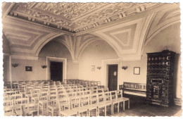 Postkarte Güstrow Schloß -Großer Saal/Feierabendheim, S/w, 1952?, Ungelaufen, I-II - Guestrow