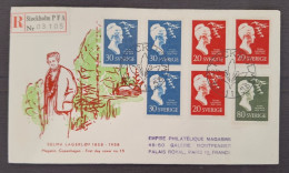 Suède 1958 N°434/36 +n°434b + N°435b Ob Premier Jour TB - FDC