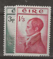 1953 MNH Ireland Mi 116-17 Postfris** - Nuevos