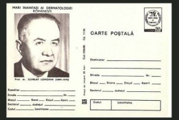 Romania Postcard, Doctors Scarlat Longinus, Medicine, Dermatologist - Geneeskunde