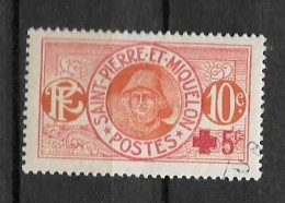 1915 - 105 - Croix Rouge - 1 - Used Stamps