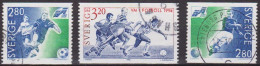 Sport - Football - Championnat D'Europe 1992 - SUEDE - Coupe Du Monde Aux USA - N° 1697-1698-1805 - 1994 - Used Stamps