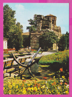 310207 / Bulgaria - Nessebar - The Garden In The Center, The Church "Christ Pantocrator", Old Anchor 1985 PC Bulgarie - Chiese E Cattedrali