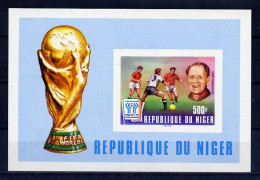 Niger Bloc Non Dentelé Imperf Football CM 78 ** - 1978 – Argentina