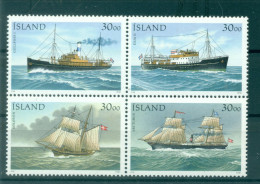 Islande 1991 - Y & T N. 706/09 - Journée Du Timbre (Michel N. 753/56) - Neufs