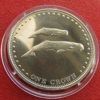 Tristan Da Cunha 1 Crown 2008 Whales UNC ºº - Autres – Afrique