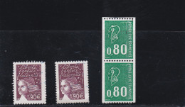 Timbre France Marianne 1893x2 & 3575x2 Oblitérés * - Used Stamps