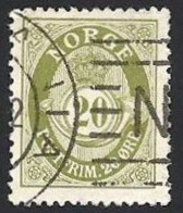 Norwegen, 1920, Mi.-Nr. 100, Gestempelt - Used Stamps