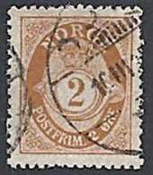 Norwegen, 1909, Mi.-Nr. 76, Gestempelt - Used Stamps