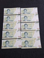 UNC 100,000 Rials/10Toman Year Issued On: 2023-03-18 P163D   10pcs - Iran