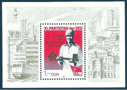 DDR, 1986, Michel-Nr. 3013, Block 83, **postfrisch - 1981-1990