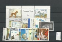 1983 MNH Ireland, Eire Year Collection, Postfris - Volledig Jaar