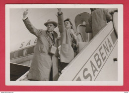 Sabena ... Avion ... Passagers Embarquant / Photo 13 Cm Sur 9cm  ( Verso Zien ) - 1946-....: Era Moderna