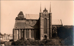 ! Photo, Fritz Seng, Fotokarte Wismar, St. Georgen, Kirche, 1932 - Wismar