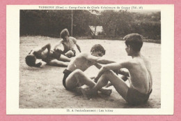 Scout - Scoutisme - 60 - VERBERIE - Camp école Des Chefs Eclaireurs De CAPPY - Les Luttes - A L' Entrainement - Scoutisme