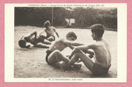 Scout - Scoutisme - 60 - VERBERIE - Camp école Des Chefs Eclaireurs De CAPPY - Les Luttes - A L' Entrainement - Scouting