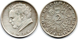 MA //  33046  //   Autriche 2 Schilling 1928   --   TTB - Oesterreich