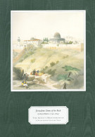 Jerusalem Dome Of The Rock David Roberts Painting Arcadia P&O Ship Menu - Menu